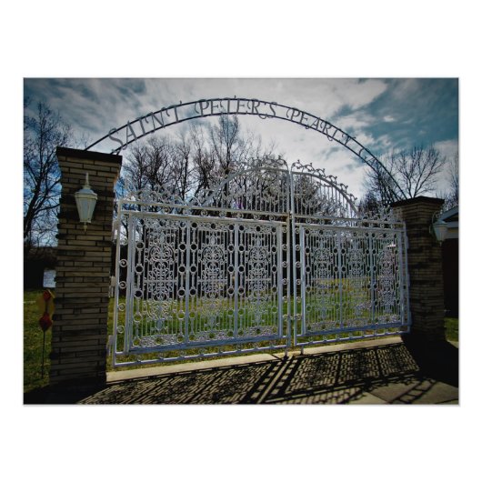 "Saint Peter's Pearly Gates" Foto Afdruk (Voorkant)