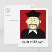 Saint Philip Neri Briefkaart (Voorkant / Achterkant)