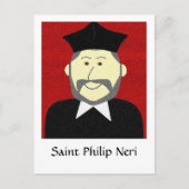 Saint Philip Neri Briefkaart (Voorkant)