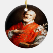 Saint Philip Neri Keramisch Ornament (Achterkant)