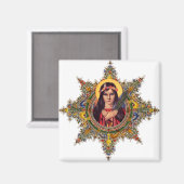 Saint Philomena, beschermheer van baby's en kinder Magneet (Voorkant / Achterkant)