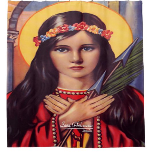 Saint Philomena Douchegordijn (Voorkant)