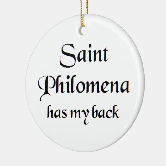 saint philomena keramisch ornament (Links)