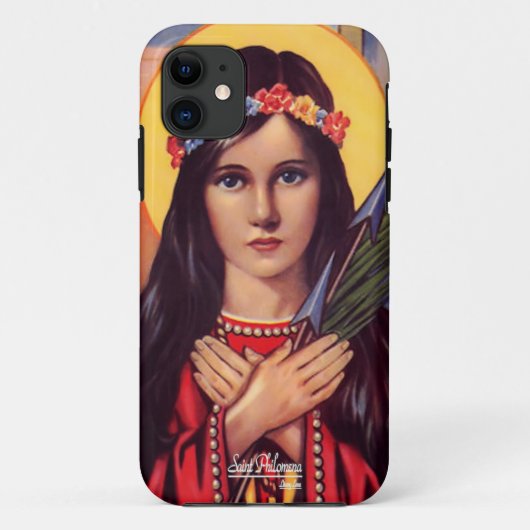 Saint Philomena Patroness voor de jeugd Case-Mate iPhone Case (Achterkant)
