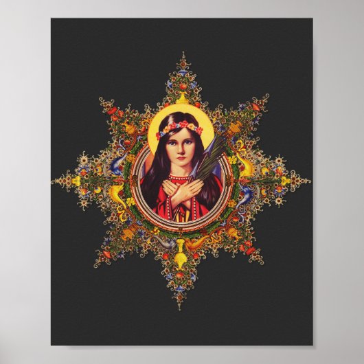 Saint Philomena Poster (Voorkant)