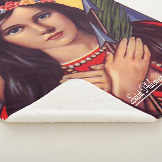 Saint Philomena Sherpa Deken (3/4)