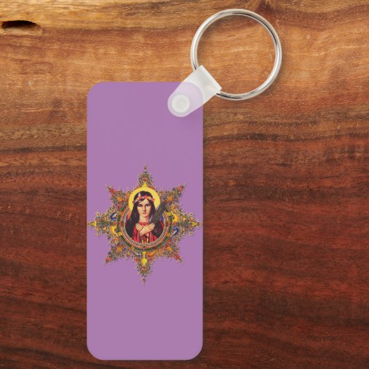 Saint Philomena Sleutelhanger (Achterkant)