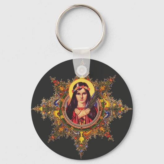 Saint Philomena Sleutelhanger (Voorkant)