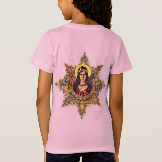 Saint Philomena T-shirt (Achterkant)