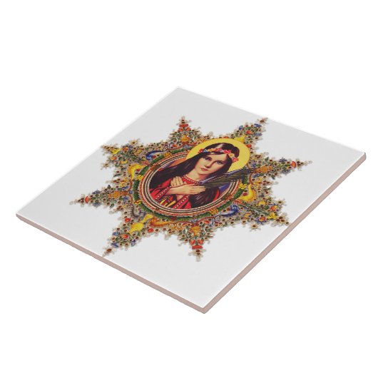 Saint Philomena Tegeltje (Zijkant)