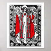 Saint Philomena vergezeld van Angels Poster (Voorkant)