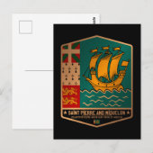 Saint-Pierre en Miquelon Briefkaart (Voorkant / Achterkant)