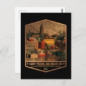 Saint-Pierre en Miquelon Briefkaart (Voorkant / Achterkant)