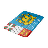 Saint Pierre en Miquelon Flag Badmat (Gekanteld)