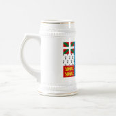 Saint Pierre en Miquelon Flag Bierpul (Links)