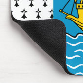 Saint Pierre en Miquelon Flag Muismat (Hoek)