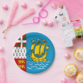 Saint Pierre en Miquelon Flag Papieren Bordje (Feest)