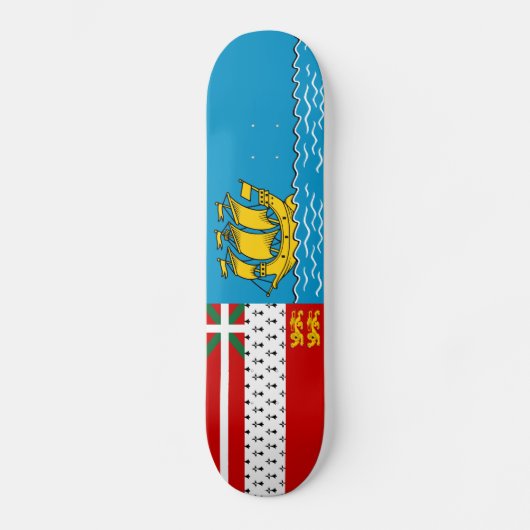 Saint Pierre en Miquelon Flag Persoonlijk Skateboard (Voorkant)
