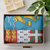 Saint Pierre en Miquelon Flag Tissuepapier (Geschenk)