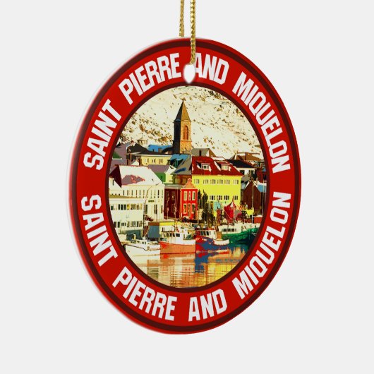 Saint-Pierre en Miquelon Keramisch Ornament (Rechts)