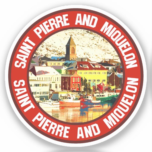 Saint-Pierre en Miquelon Sticker (Voorkant)