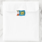 Saint Pierre en Miquelon Vlag Sticker (Tas)