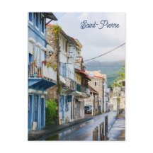 Saint-Pierre Martinique Historische Kleurrijke Sta