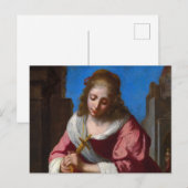 Saint Praxedis, 1655, ingediend door Johannes Verm Briefkaart (Voorkant / Achterkant)