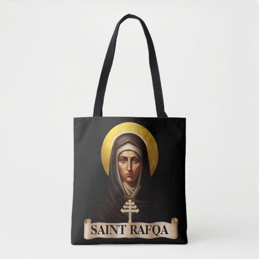 Saint Rafqa, Maronite Nun, Gift Tote Bag (Voorkant)