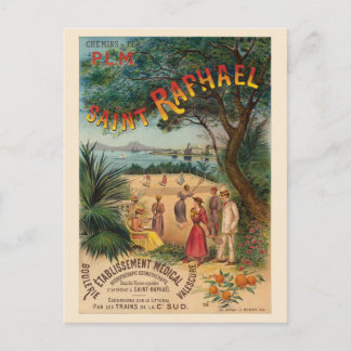 Saint-Raphaël France Vintage Poster 1893 Briefkaart