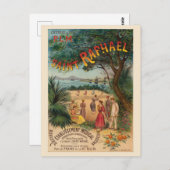 Saint-Raphaël France Vintage Poster 1893 Briefkaart (Voorkant / Achterkant)
