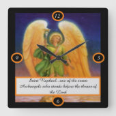 Saint Raphael Vierkante Klok (Voorkant)