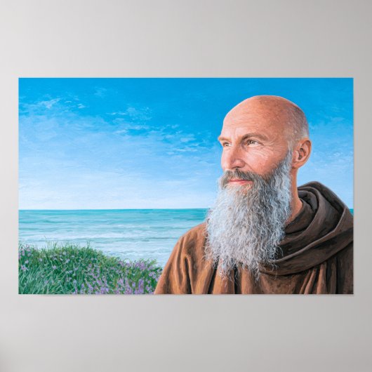 Saint Raymond of Peñafort: Faith upon the Waves Poster (Voorkant)