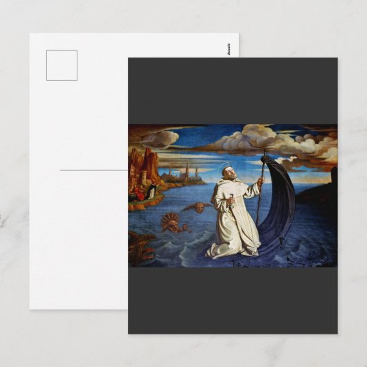 Saint Raymond van Penyafort Feestdagenkaart (Voorkant / Achterkant)