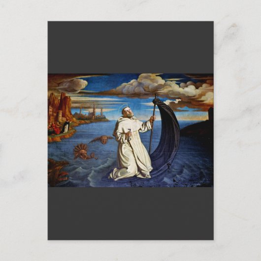 Saint Raymond van Penyafort Feestdagenkaart (Voorkant)