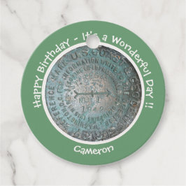 Saint Regis Mountain USGS Benchmark Party Items Bedankjes Labels