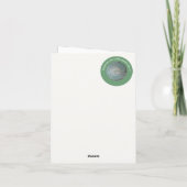 Saint Regis Mountain USGS Benchmark Party Items Bedankkaart (Achterkant)