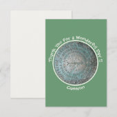 Saint Regis Mountain USGS Benchmark Party Items Bedankkaart (Voorkant / Achterkant)