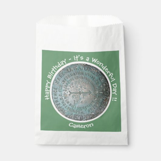 Saint Regis Mountain USGS Benchmark Party Items Bedankzakje (Voorkant)