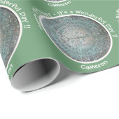 Saint Regis Mountain USGS Benchmark Party Items Cadeaupapier (Rol Hoek)