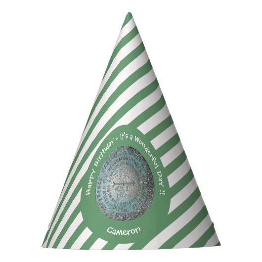 Saint Regis Mountain USGS Benchmark Party Items Feesthoedjes (Voorkant)