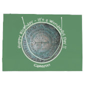 Saint Regis Mountain USGS Benchmark Party Items Groot Cadeauzakje (Achterkant)