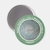 Saint Regis Mountain USGS Benchmark Party Items Magneet (Voorkant / Achterkant)