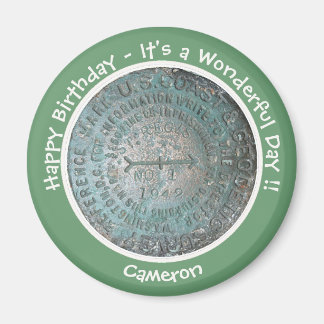 Saint Regis Mountain USGS Benchmark Party Items Magneet