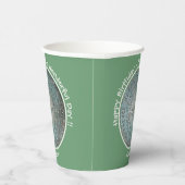 Saint Regis Mountain USGS Benchmark Party Items Papieren Bekers (Rechts)