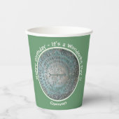 Saint Regis Mountain USGS Benchmark Party Items Papieren Bekers (Voorkant)