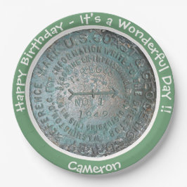 Saint Regis Mountain USGS Benchmark Party Items Papieren Bordje