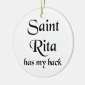 saint rita koffiemok keramisch ornament (Links)