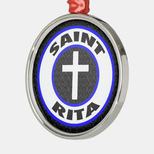 Saint Rita Metalen Ornament (Links)