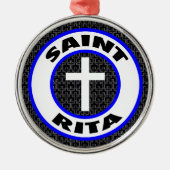 Saint Rita Metalen Ornament (Voorkant)